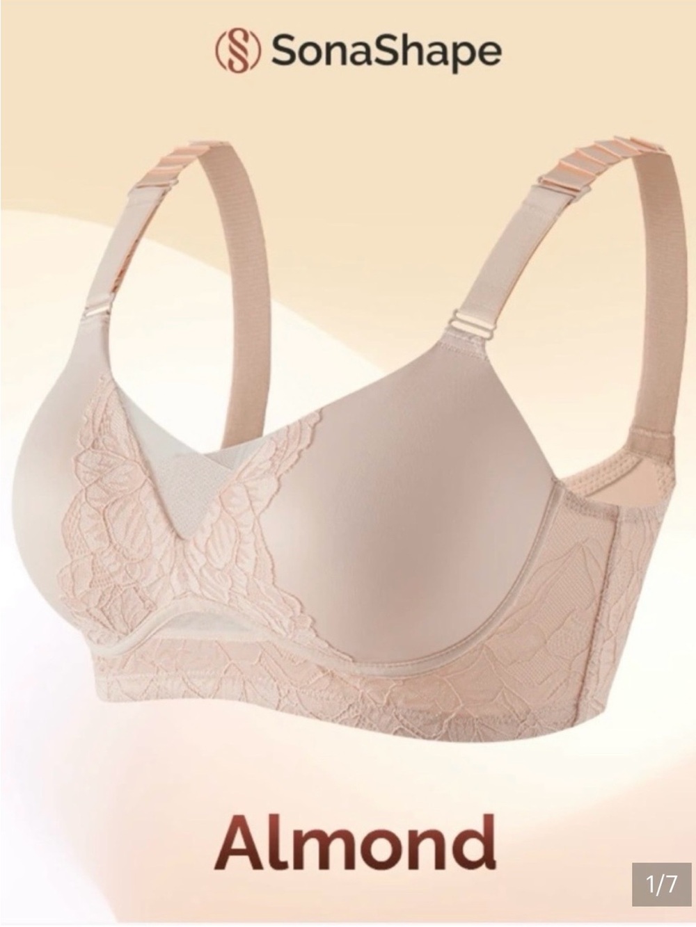 SONA SHAPE MIXICHARM BRA (Almond)